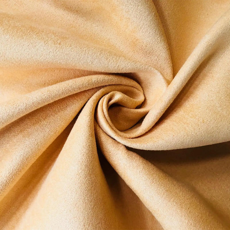Tessuto in microfibra scamosciata